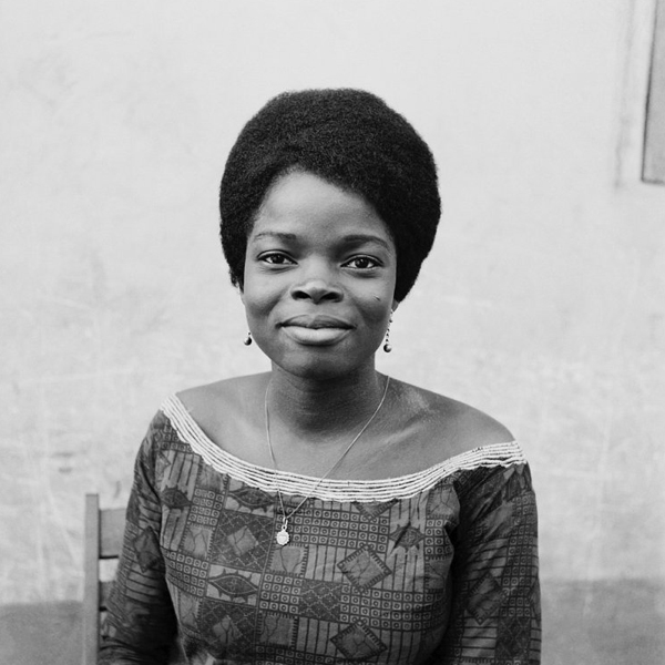 Susane Adoun, Administratrice de la Sous-Préfecture d'alors (Susane Adoun, Administrator of the then Sub-Prefecture), 1973.jpg