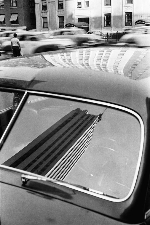 Reflection in Car Windscreen, New York, 1953